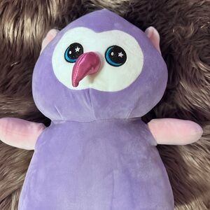 Purple Plush Owl Toy